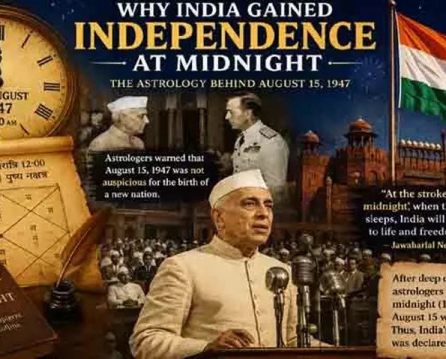 80th Independence Day celebrations.. Why were they announced at midnight?