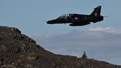 Two pilots ejected and parachuted out of RAF plane before crash