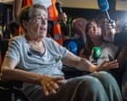 Police use teargas on protesters as disabled woman, 87, evicted from Madrid home