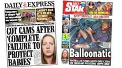 The Papers: 'Complete failure to protect babies' and 'Sterling mess'