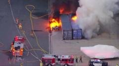 Three killed after LA news helicopter crashes while covering deadly bus collision