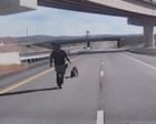 Video shows moment Utah police dog seriously injured in leap from overpass