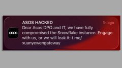 What can I do to protect myself after 'Asos hacked' message?