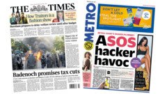 The Papers: 'Badenoch promises tax cuts' and 'Asos hacker havoc'