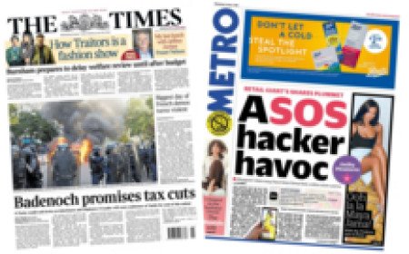The Papers: 'Badenoch promises tax cuts' and 'Asos hacker havoc'